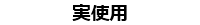 実使用アイテム