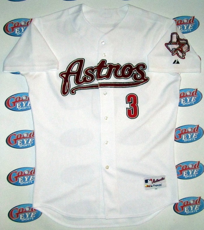 松井稼頭央2009年アストロズ【HOUSTON ASTROS】実使用レアホーム白版ジャージ