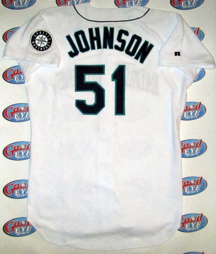 ランディ・ジョンソン【Randy Johnson】1996年シアトル・マリナーズ実使用ホームジャージ