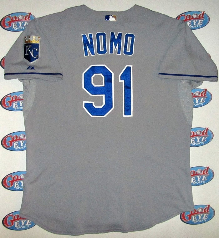 野茂英雄2008年大リーグ最終年、カンザスシティ・ロイヤルズ【Kansas City Royals】実使用ジャージセット
