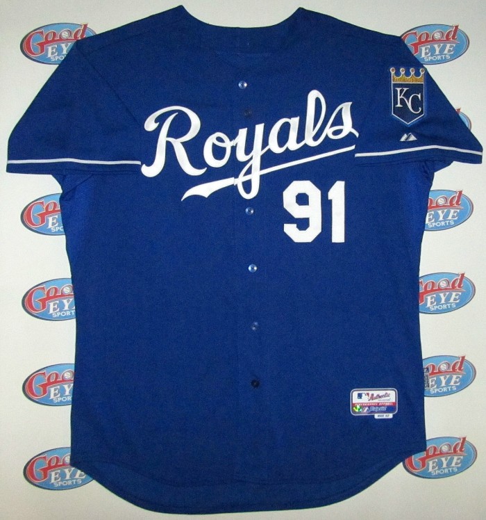 野茂英雄2008年大リーグ最終年カンザスシティ・ロイヤルズ【Kansas City Royals】球団支給未使用試合用