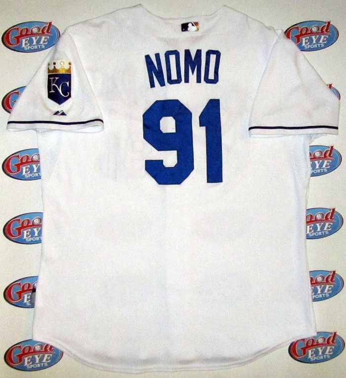 【新品未使用】野茂英雄　ユニフォーム Yahoo!オークション - 《最終値下げ》【MLB】野茂英雄 実使用